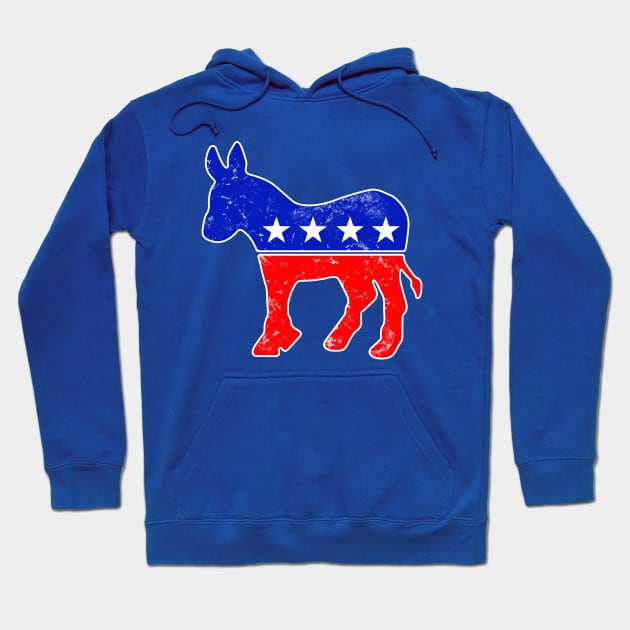 Democratic donkey Presidential Election Hoodie by Scar